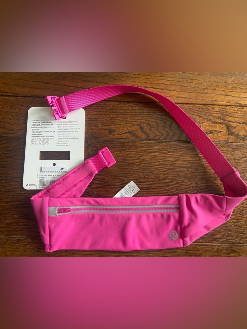 Lululemon Fast and Free Run Belt - Jeweled Magenta